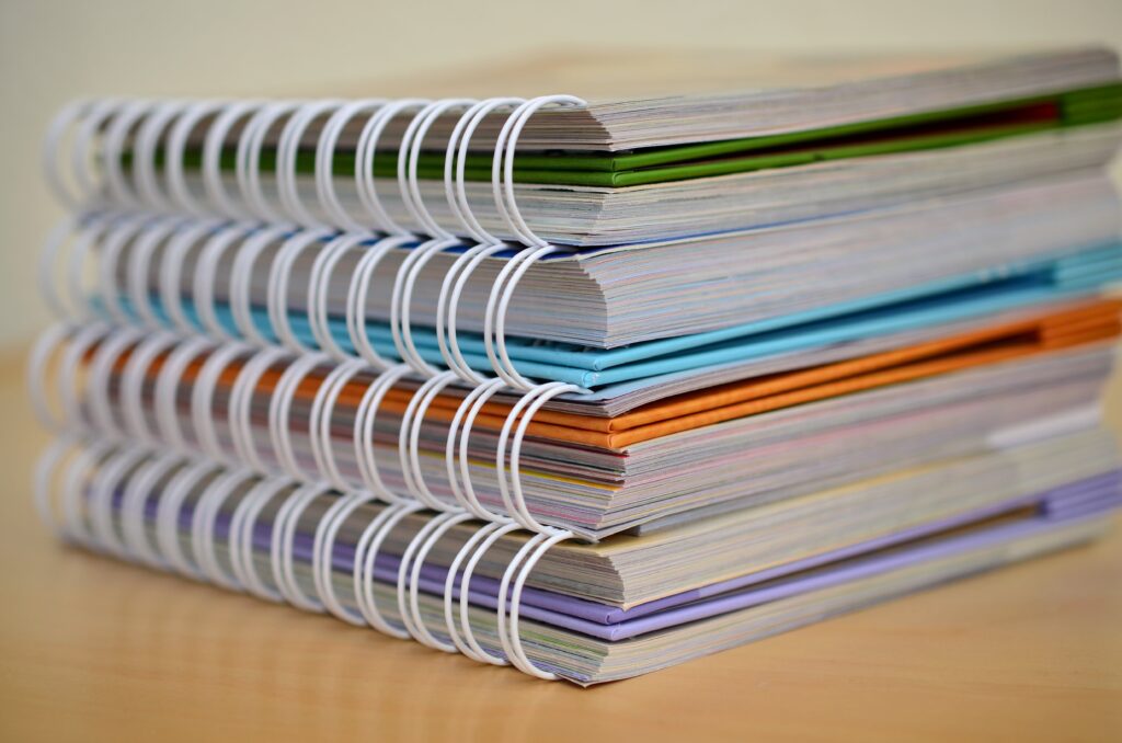 Binders of curriculum