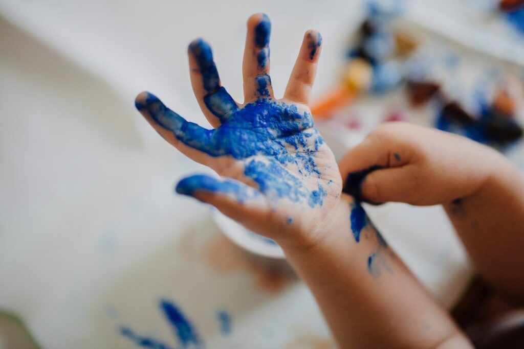 hand painting hand painting