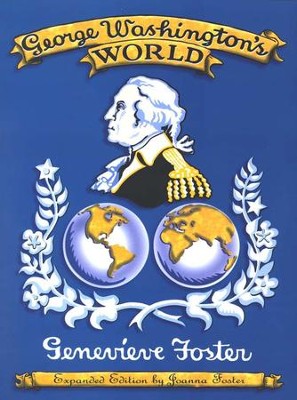 a blue and white logo with a man and two globes