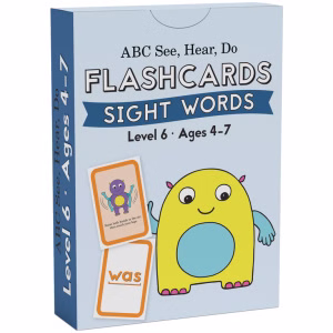 ABC See, Hear, Do - Level 6 - Flashcards (Sight Words)