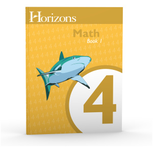 a yellow and orange book with a shark and a white circle