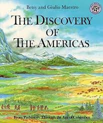 a book cover with a landscape and mountains