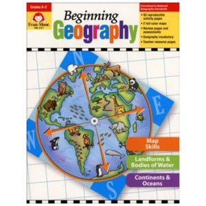 a close-up of a geography book