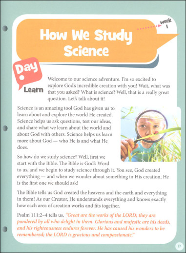 MasterBooks - Adventures In Creation: Level 1 (Let's Talk Science) - Image 3