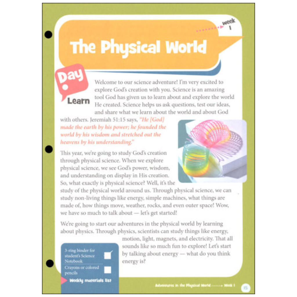 Explore Adventures In The Physical World- Level 2