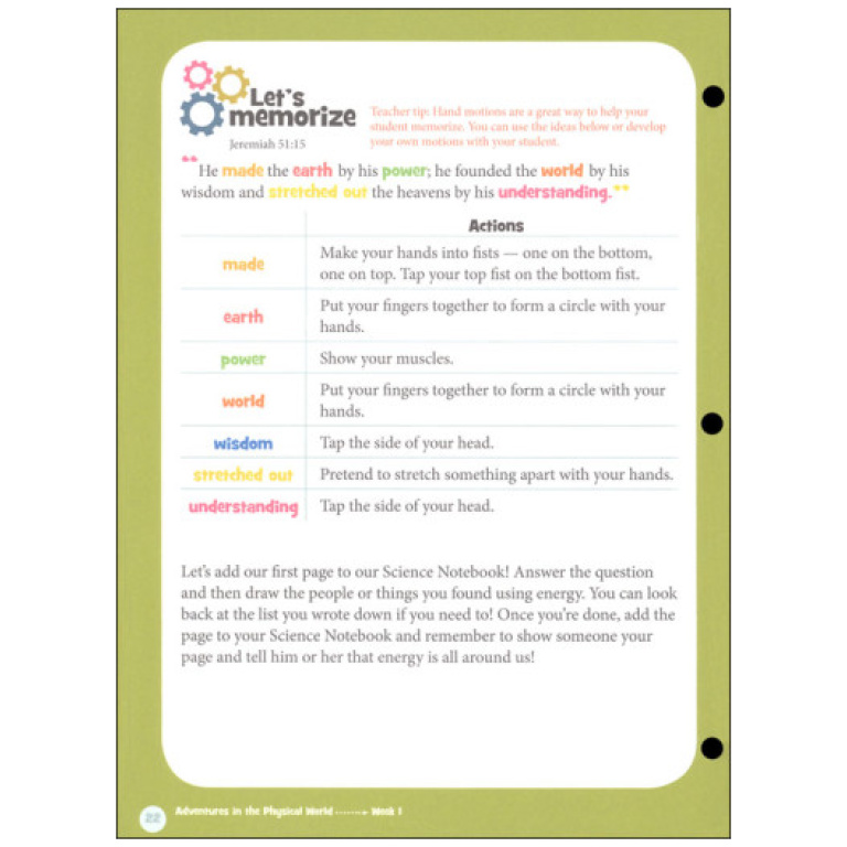 Explore Adventures In The Physical World- Level 2