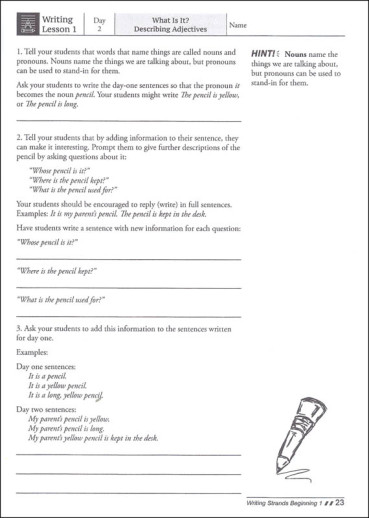 MasterBooks - Writing Strands (Beginning 1) - Image 3