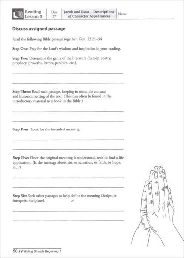 MasterBooks - Writing Strands (Beginning 1) - Image 2