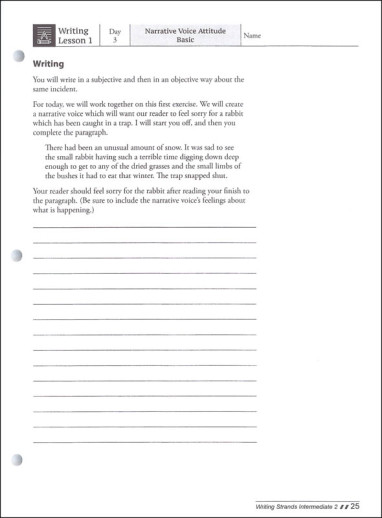 MasterBooks - Writing Strands (Intermediate 2) - Image 3