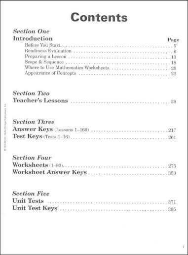 Horizons - Math 4 (Teacher Guidebook) - Image 2