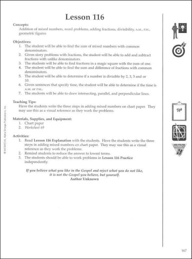Horizons - Math 4 (Teacher Guidebook) - Image 4