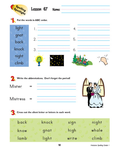 Horizons - Grade 1 Spelling & Vocabulary Boxed Set - Image 4