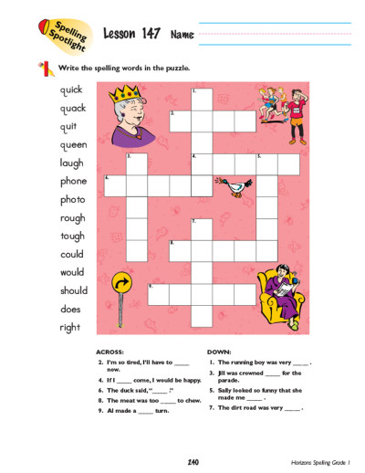 Horizons - Grade 1 Spelling & Vocabulary Boxed Set - Image 5