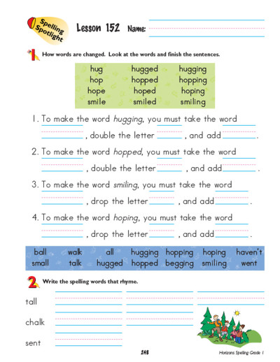 Horizons - Grade 1 Spelling & Vocabulary Boxed Set - Image 6