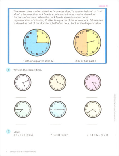 Horizons - Math 4 (Book 1 & 2) - Image 6