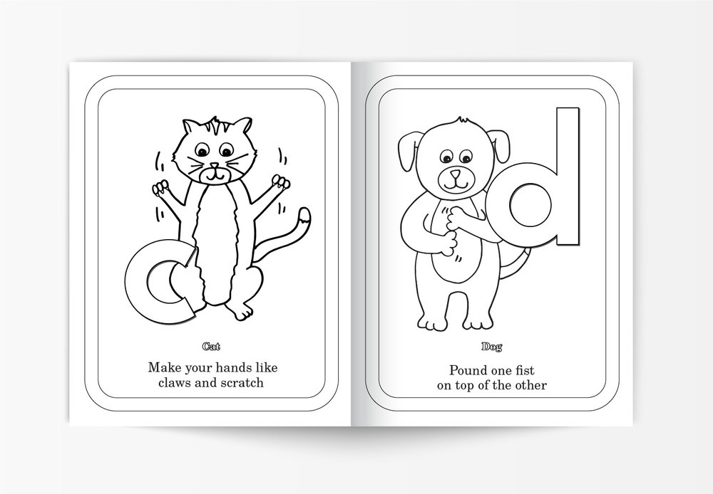 ABC See, Hear, Do - Level 4 - Coloring Book (Blended Ending Sounds) - Image 2