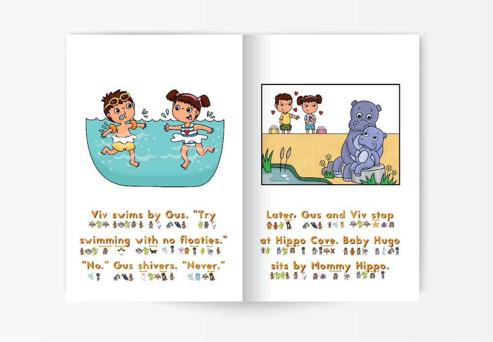 ABC See, Hear, Do - Level 5 - Hippo Hop (Long Vowels) - Image 3