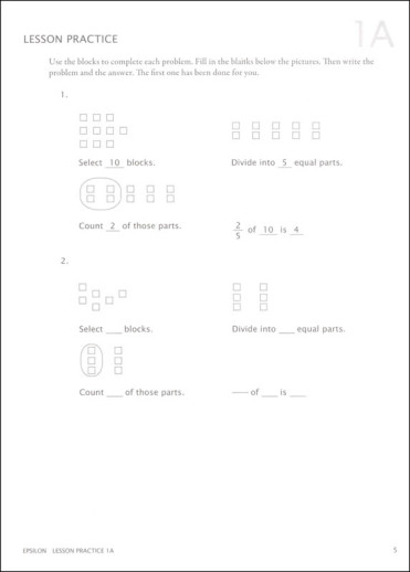 Math-U-See - Epsilon (Student Pack) - Image 3