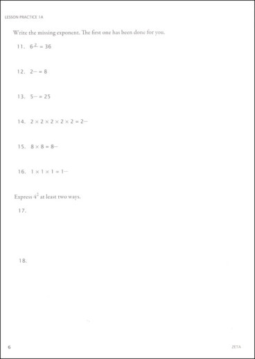 Math-U-See - Zeta (Student Pack) - Image 4