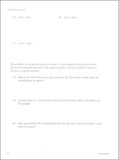 Math-U-See - Pre-Algebra (Student Pack) - Image 4