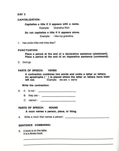 Easy Gramma Systems - Daily Grams Grade 4 (Teacher Edition) - Image 5