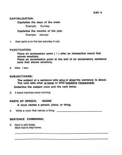Easy Gramma Systems - Daily Grams Grade 4 (Teacher Edition) - Image 6
