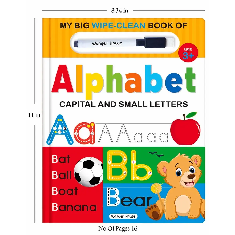 My Big Wipe & Clean Book Of Alphabet For Kids - Image 4