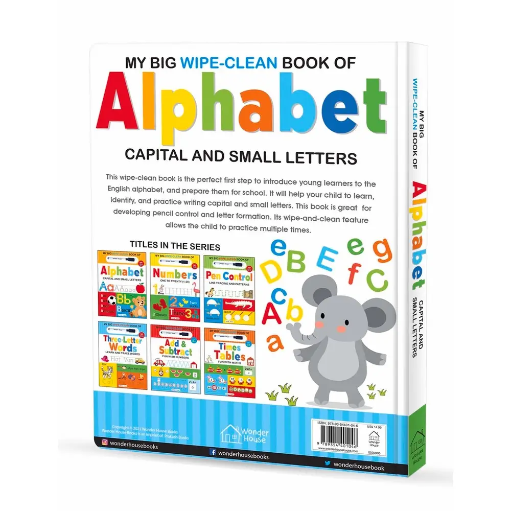 My Big Wipe & Clean Book Of Alphabet For Kids - Image 5