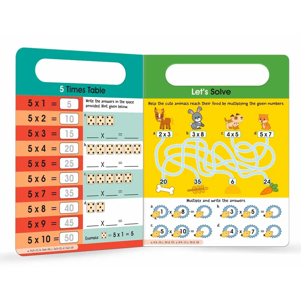 My Big Wipe & Clean Book Of Times Tables For Kids - Image 3