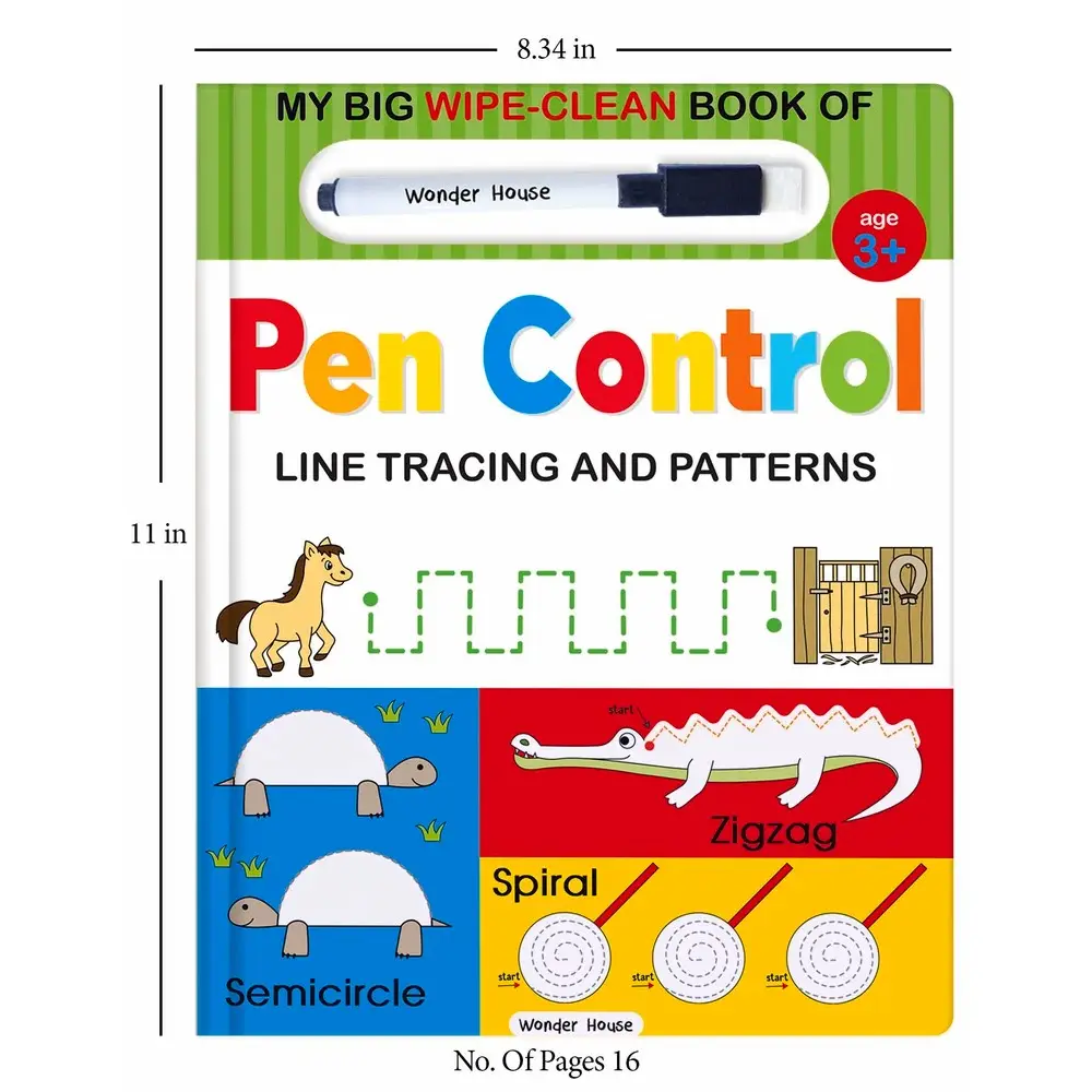 My Big Wipe and Clean Book of Pen Control For Kids - Image 4