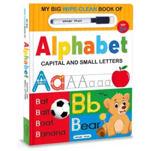 My Big Wipe & Clean Book Of Alphabet For Kids