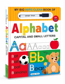 My Big Wipe & Clean Book Of Alphabet For Kids