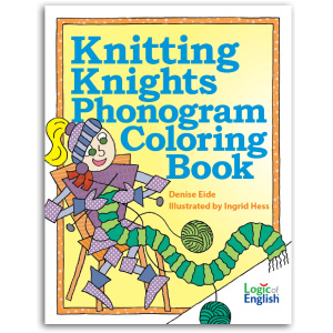 Logic Of English - Knitting Knights Phonogram (Coloring Book)