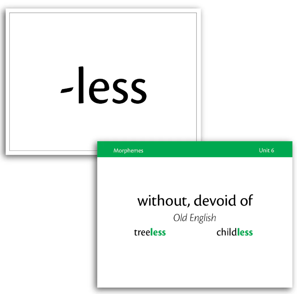 Logic Of English - Morpheme (Flash Cards) - Image 3