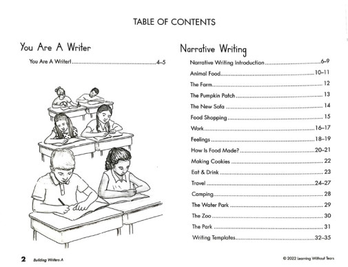 Learning Without Tears - Building Writers Student Workbook A (Kindergarten) - Image 2