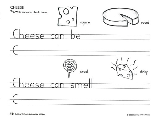 Learning Without Tears - Building Writers Student Workbook A (Kindergarten) - Image 5
