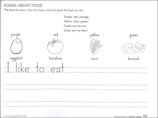 Learning Without Tears - Building Writers Student Workbook A (Kindergarten) - Image 7