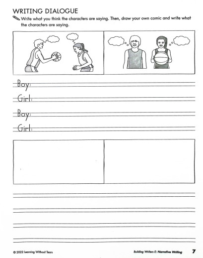 Learning Without Tears - Building Writers Student Workbook E (4th Grade) - Image 5