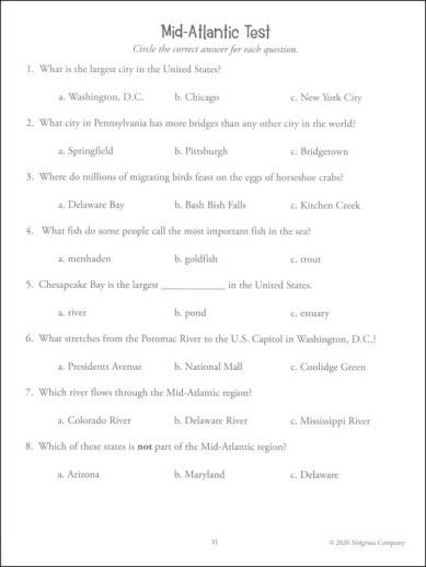 Notgrass - Our 50 States (Lesson Review Book) - Image 3