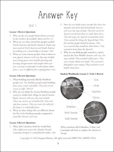 Notgrass - Our Star-Spangled Story (Answer Key And Literature Guide) - Image 2