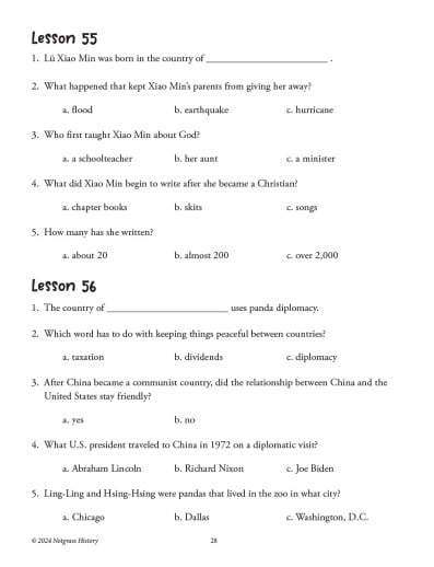 Notgrass - Our Great Big World (Lesson Review) - Image 4