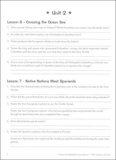 Notgrass - America The Beautiful (Lesson Review) - Image 3