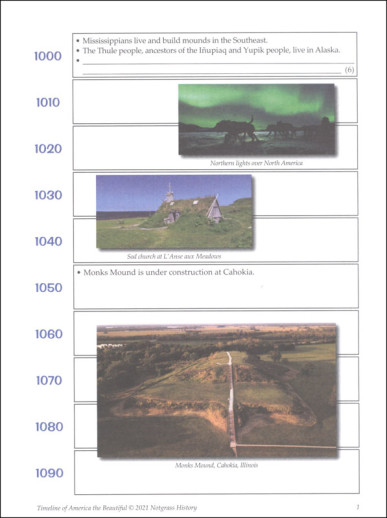 Notgrass - Timeline Of (America The Beautiful) - Image 2