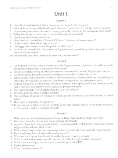 Notgrass - Exploring Economics (Student Review Book) - Image 3