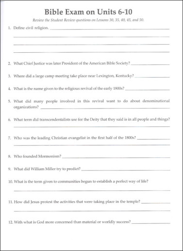 Notgrass - Exploring America (Quiz & Exam book) 2019 Edition - Image 4