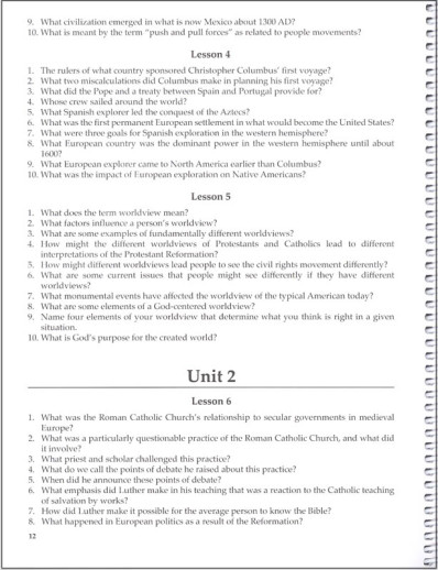 Notgrass - Exploring America (Student Review Book) - Image 2