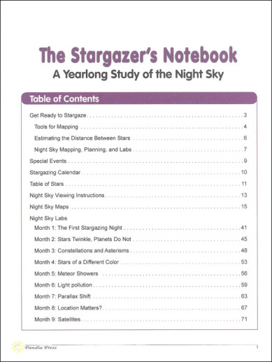 R.E.A.L Science Odyssey - The Stargazer's Notebook- A Yearlong Study Of The Nightsky - Image 3