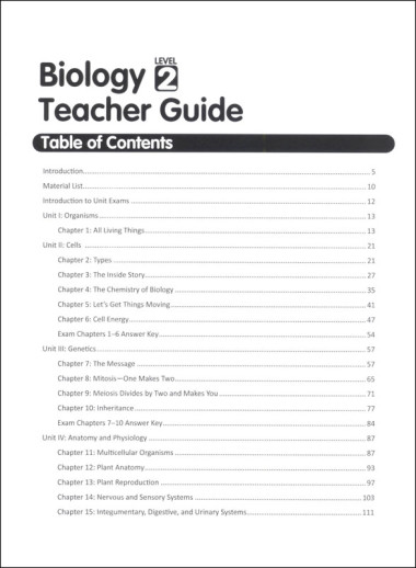 R.E.A.L Science Odyssey - Biology 2 (Teacher Guide) - Image 2