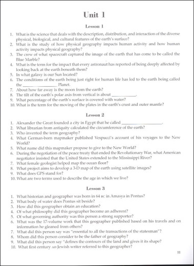 Notgrass - Exploring World Geography (Student Review Book) - Image 4