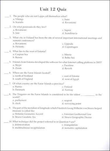 Notgrass - Exploring World Geography (Quiz And Exam Book) - Image 4